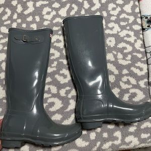 Hunter rain boots in good condition